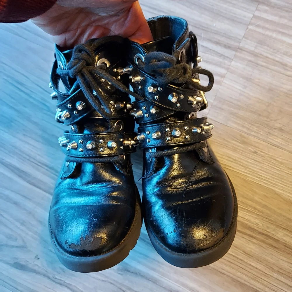 Zara moto boots